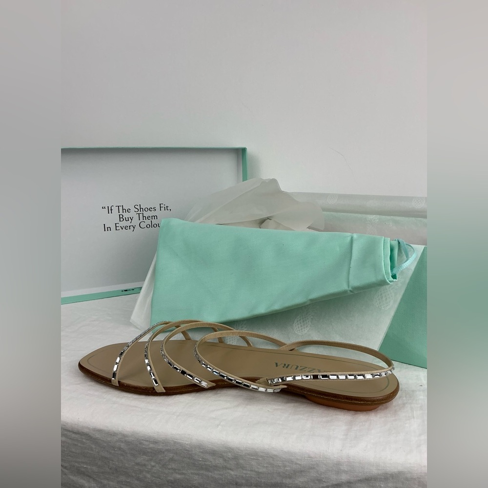 Aquazzura MISTICA SANDAL FLAT - 37.5 - Picture 7 of 11